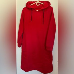 Long sweatshirt hoodie